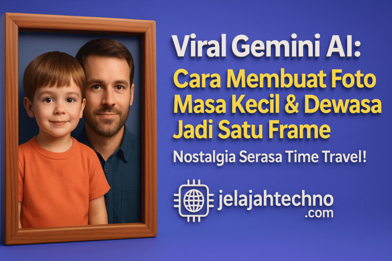 Viral Gemini AI: Cara Membuat Foto Masa Kecil & Dewasa Jadi Satu Frame