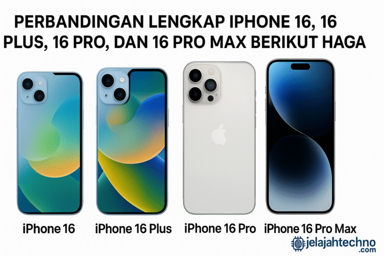 Perbandingan Lengkap iPhone 16, 16 Plus, 16 Pro, dan 16 Pro Max Berikut Daftar Harganya