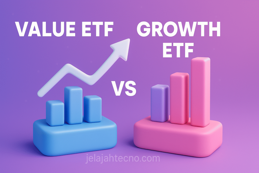 perbedaan Value ETF dan Growth ETF, pilihan investasi ETF, jenis ETF untuk investor)