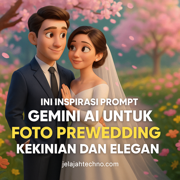Tampak Realistis! Kumpulan Prompt Foto Prewedding Gemini AI Paling Romantis