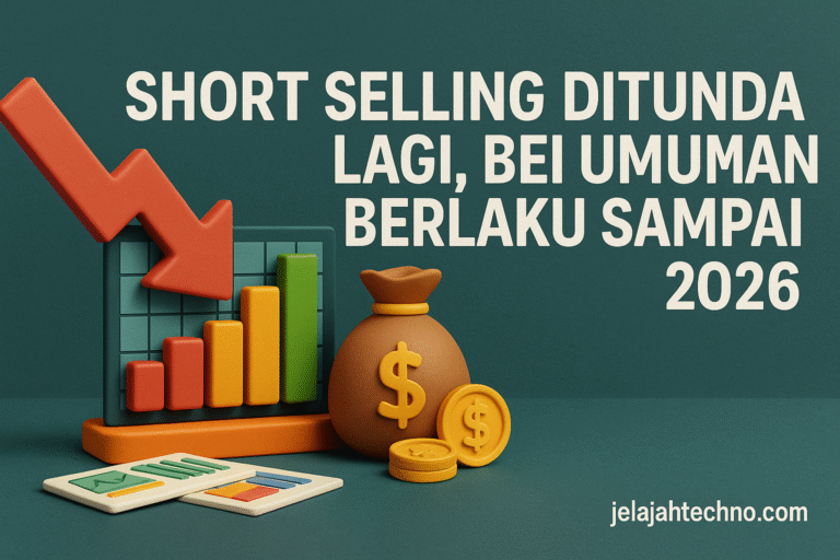 BEI resmi tunda penerapan short selling hingga 17 Maret 2026. Simak alasan, sekuritas yang dapat izin, dan risiko bagi investor.