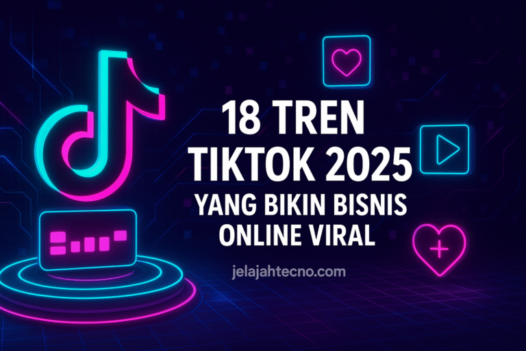 Simak 18 tren TikTok 2025 di Indonesia. Panduan lengkap agar UMKM dan brand online bisa viral, naik penjualan, dan tambah followers.
