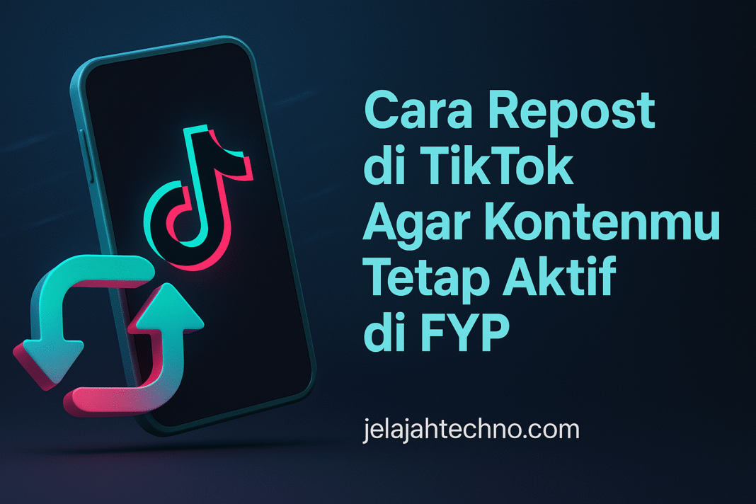Repost TikTok adalah cara mudah menjaga visibilitas akun. Pelajari manfaat repost, cara melakukannya, dan tips optimasi untuk FYP.