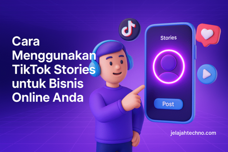 Gunakan TikTok Stories untuk teaser, promo 24 jam, dan konten kasual. Temukan strategi efektif agar bisnis makin dekat dengan pelanggan.