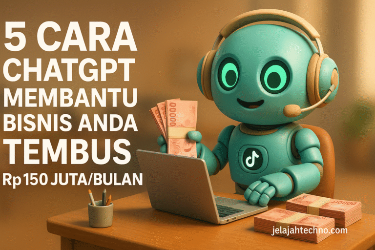 ChatGPT bisa jadi partner bisnis Anda. Temukan 5 cara praktis menggunakannya untuk tembus omzet Rp150 juta per bulan di pasar Indonesia.