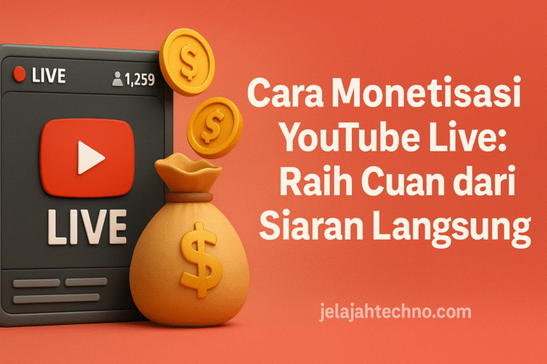 Panduan praktis cara menggunakan YouTube Live lewat HP dan laptop. Bangun komunitas, tingkatkan interaksi, dan maksimalkan penjualan online.