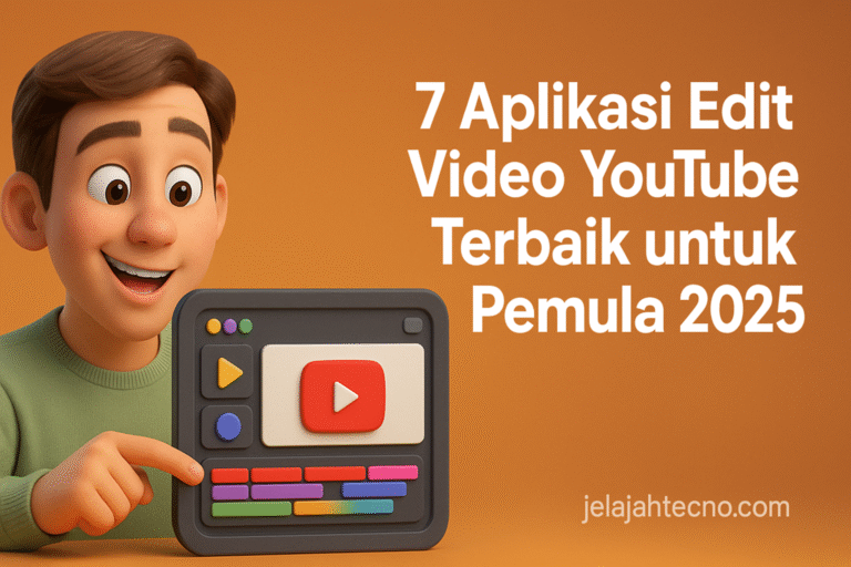 Butuh aplikasi edit video YouTube yang mudah? Simak 7 pilihan terbaik untuk pemula di Indonesia, dari CapCut hingga DaVinci Resolve.