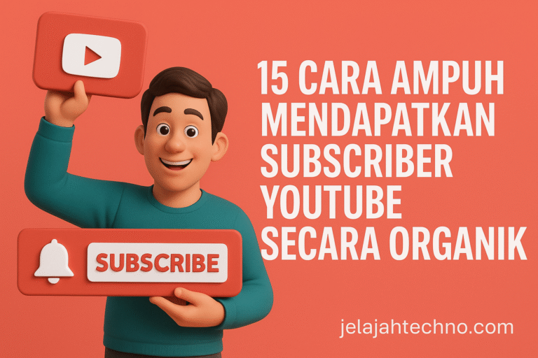 Mulai channel dari nol? Ikuti rahasia menambah subscriber YouTube secara konsisten hingga tembus 1.000 subscriber pertama.