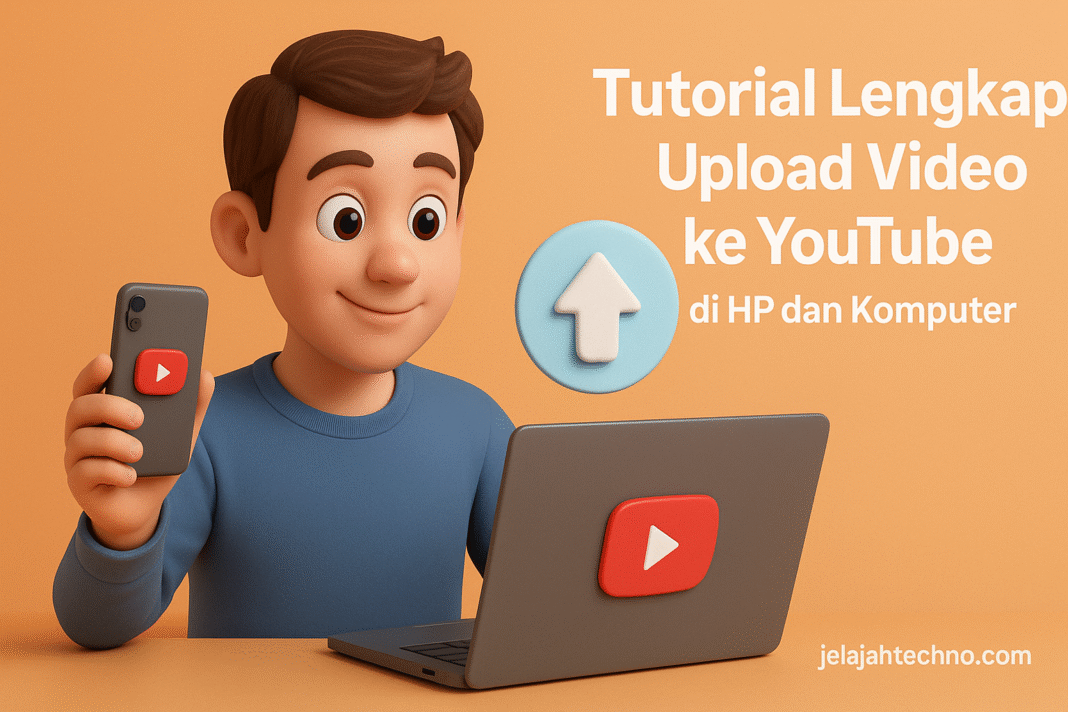 Belajar cara upload video ke YouTube dengan mudah, baik lewat HP maupun komputer. Lengkap dengan tips optimasi agar video banyak ditonton.