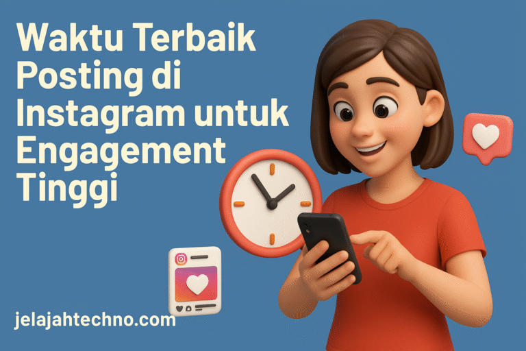 Cari tahu jam paling efektif untuk upload konten di Instagram agar jangkauan meningkat dan interaksi dengan followers lebih maksimal.