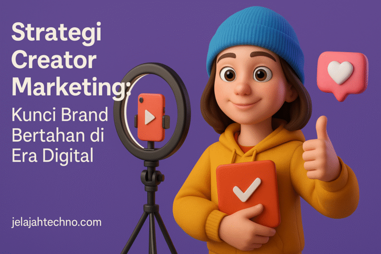 Creator marketing jadi tren pemasaran digital 2025. Pelajari tips memilih kreator, membuat konten otentik, dan mengukur hasil kampanye Anda.