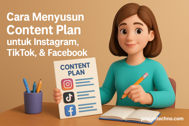 Pelajari cara menyusun content plan media sosial yang cocok untuk Instagram, TikTok, dan Facebook agar brand makin dikenal banyak orang.