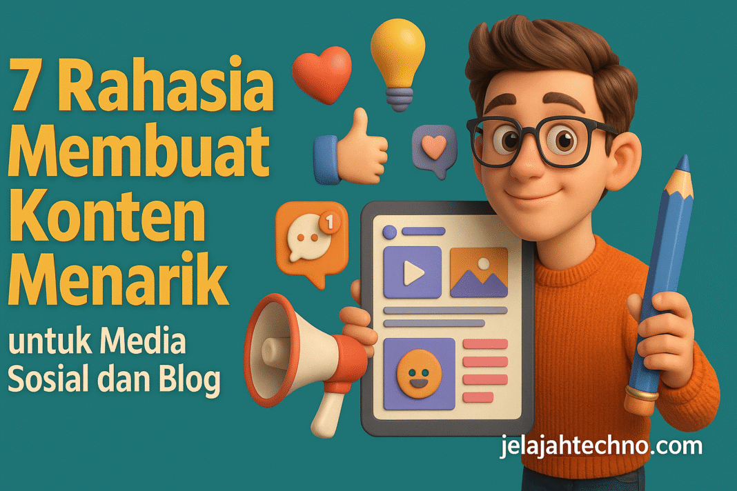 Temukan rahasia membuat konten yang engaging di Instagram, TikTok, dan blog. Cocok untuk UMKM hingga brand besar di Indonesia.