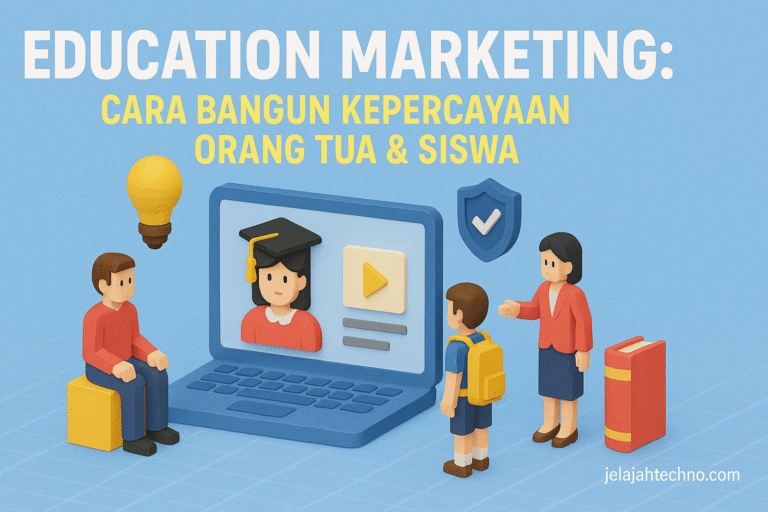 Kepercayaan orang tua adalah kunci dalam memilih sekolah. Gunakan strategi education marketing untuk meningkatkan reputasi dan branding.