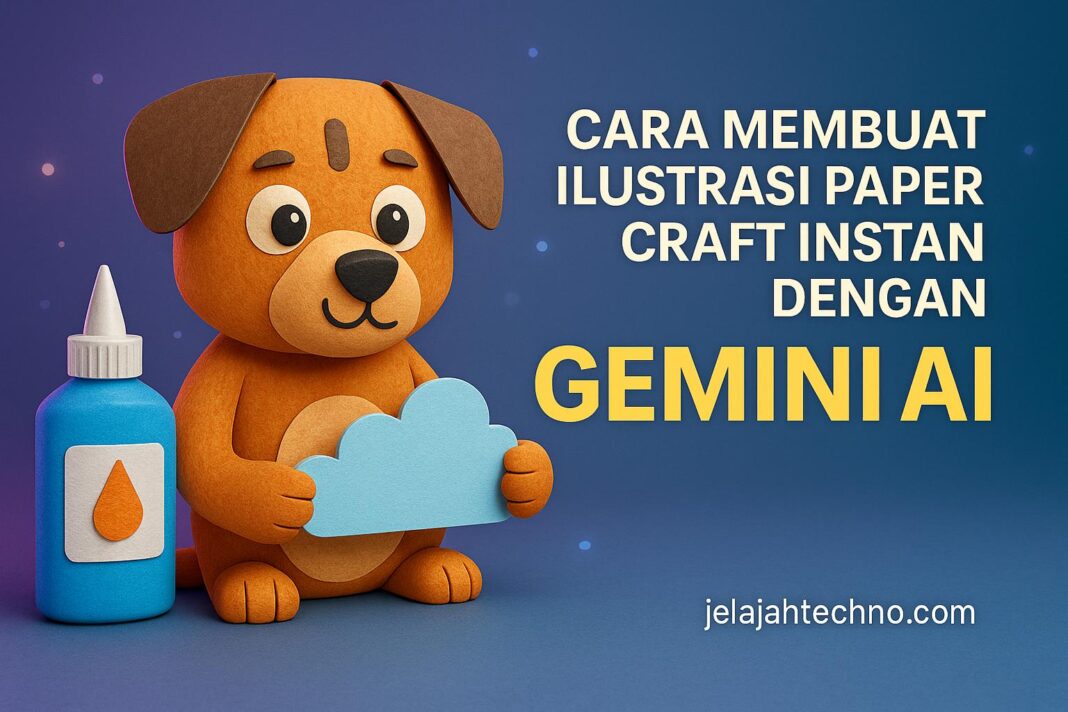 Pelajari cara membuat ilustrasi paper craft digital dalam hitungan menit menggunakan Google Gemini AI. Hasilnya realistis, dan profesional.