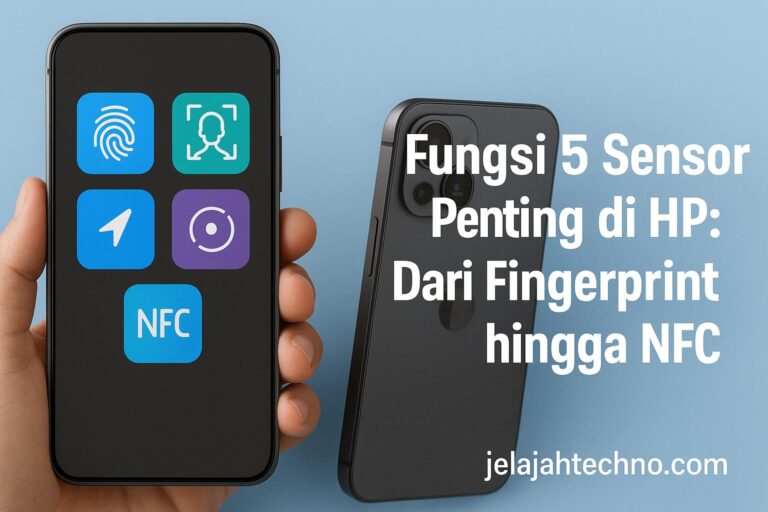 Apa saja sensor penting di HP? Simak fungsi fingerprint, gyro, akselerometer, hingga NFC yang membuat smartphone lebih pintar.