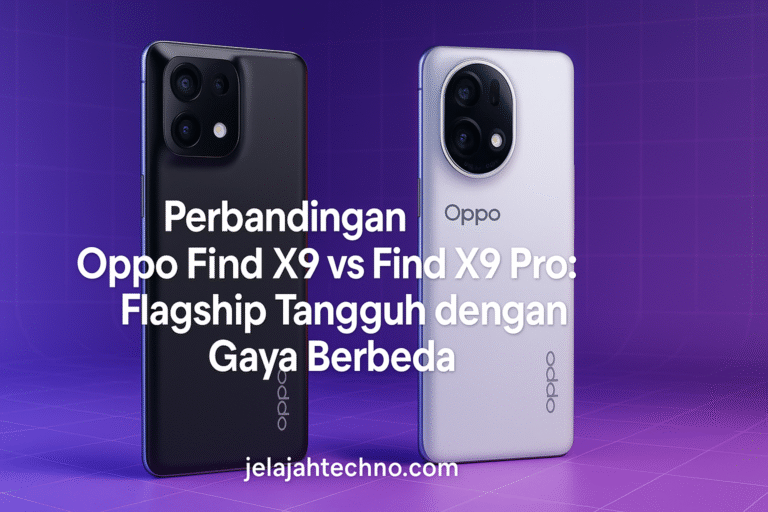 Kedua flagship Oppo ini pakai Dimensity 9500 3nm dan ColorOS 16. Temukan perbedaan desain, kamera, dan daya baterainya.