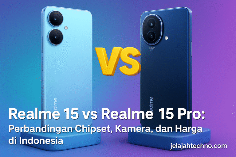 Snapdragon 7 Gen 4 atau Dimensity 7300+? Cari tahu performa, kamera, dan harga terbaru Realme 15 Series di Indonesia 2025.
