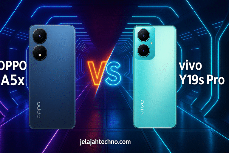 OPPO A5x hadir dengan layar 120Hz dan baterai 6000mAh, sementara Vivo Y19s Pro unggul di kamera 50MP dan pengisian cepat.