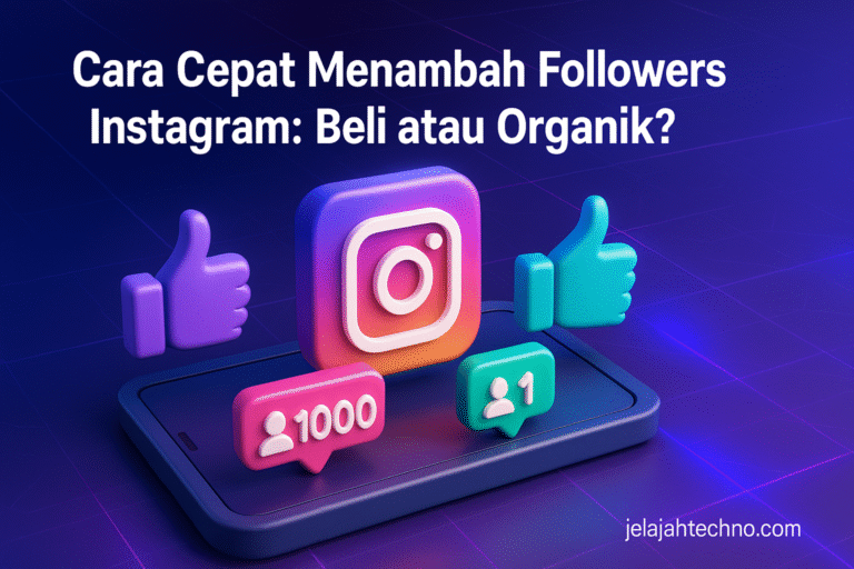 Membeli followers Instagram terlihat instan, tapi berbahaya. Temukan strategi organik untuk meningkatkan followers dan engagement bisnis Anda.