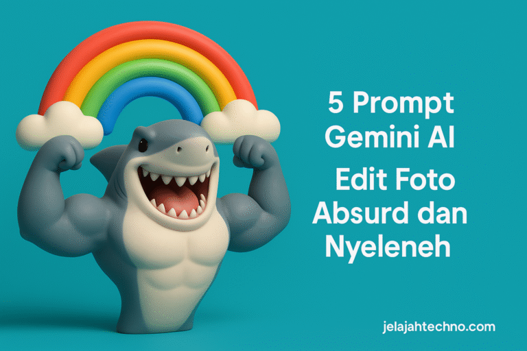 Mau coba tren foto absurd dengan AI? Simak 5 contoh prompt Gemini AI untuk edit foto unik, nyeleneh, dan penuh gaya surealis.