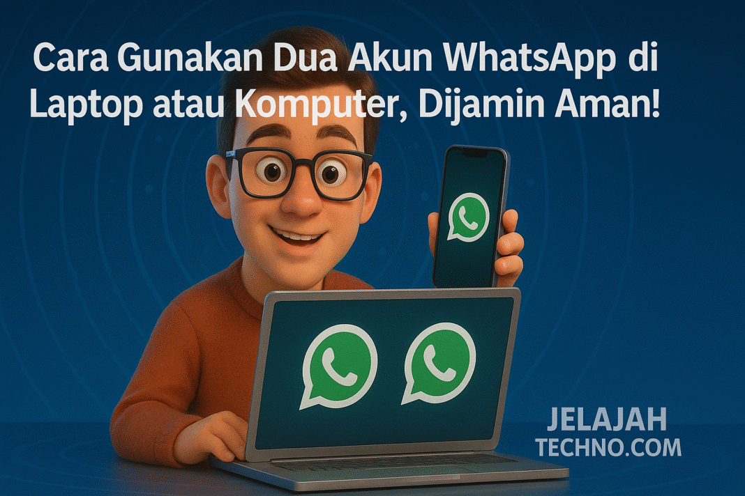 Ingin pakai dua akun WhatsApp di satu laptop? Ikuti panduan lengkap cara membuka dua akun WhatsApp di PC dengan mudah dan aman.