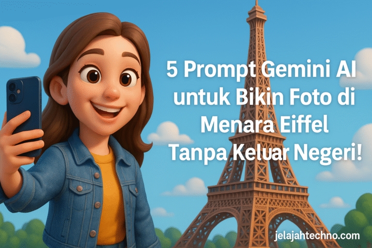 Ingin punya foto di depan Menara Eiffel, Big Ben, atau Tembok China? Coba 5 prompt Gemini AI ini dan hasilkan foto liburan super realistis.