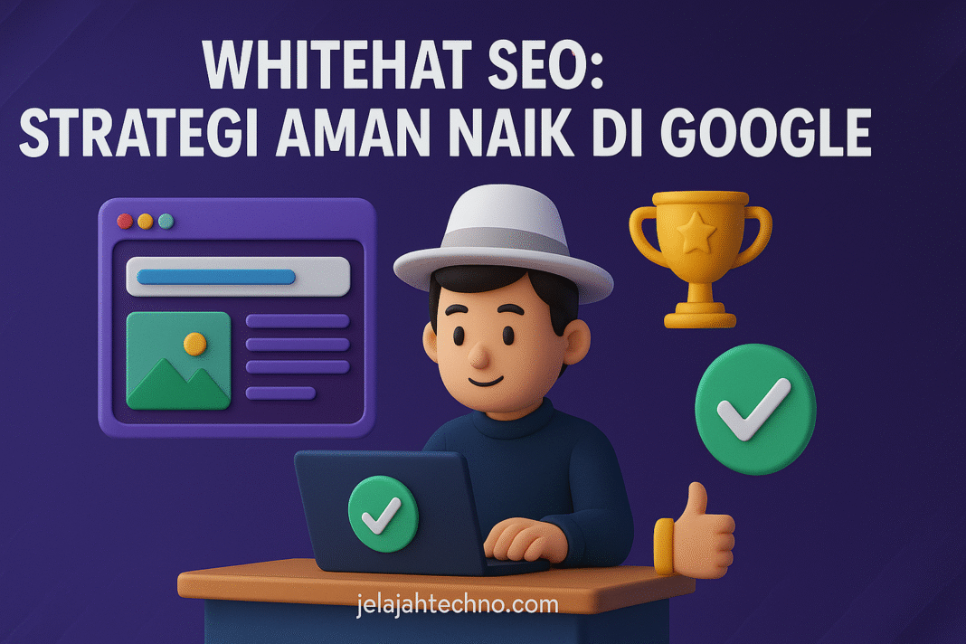 Pelajari whitehat SEO—cara etis tingkatkan peringkat situs dengan konten bernilai dan struktur ramah pengguna.