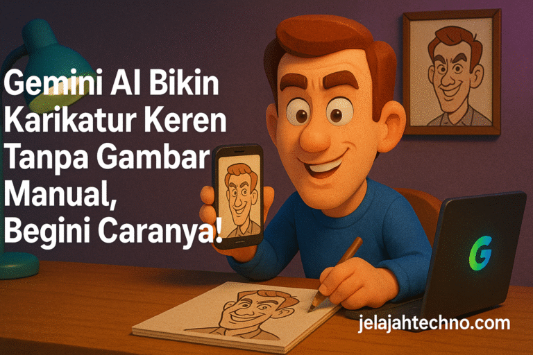 Tak perlu jago desain! Pelajari cara bikin karikatur AI yang keren dengan Gemini hasilnya bisa lucu, ekspresif, bahkan bergaya anime.