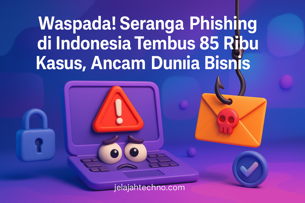 Serangan phishing melonjak jadi ancaman terbesar di Indonesia lebih dari 85 ribu kasus. Fortinet berikan strategi AI dan real-time protection