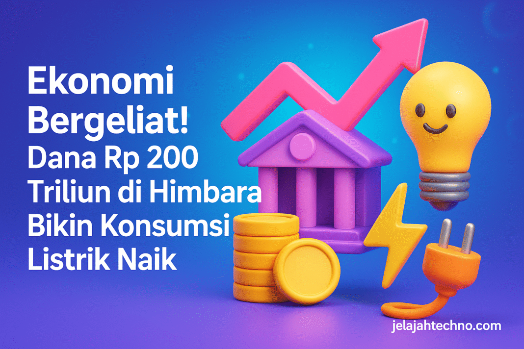 Pemerintah menempatkan dana Rp 200 triliun di Himbara. Menkeu Purbaya : kebijakan itu mendorong permintaan listrik dan aktivitas industri.