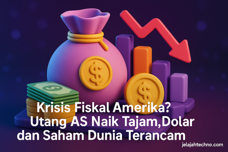 Rasio utang AS terhadap PDB tembus 99,9%. Analis menilai kenaikan utang bisa melemahkan dolar dan menimbulkan tekanan pada pasar saham.