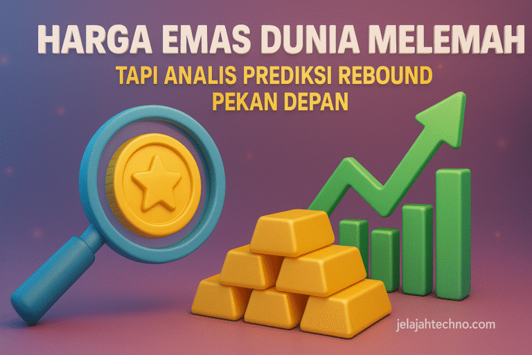 Setelah terkoreksi 2,2%, harga emas berpeluang rebound. Ketegangan AS–Rusia, perang dagang, dan penutupan pemerintahan AS jadi faktor utama.