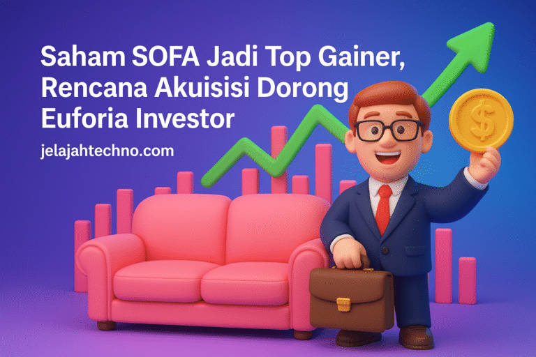 Saham SOFA naik tajam usai kabar akuisisi oleh AIC. Investor bersiap jelang pembukaan suspensi dan transformasi bisnis waste to energy.