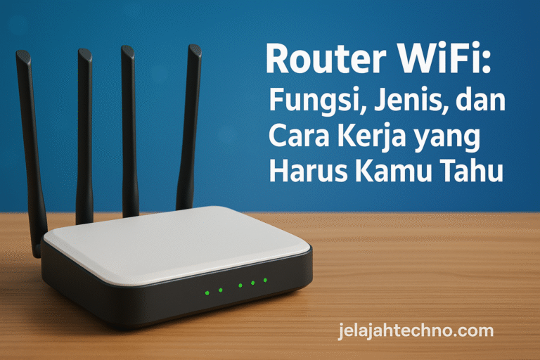 Pahami lebih dalam tentang router WiFi, cara kerjanya, serta jenis router yang umum digunakan untuk internet rumah maupun kantor.