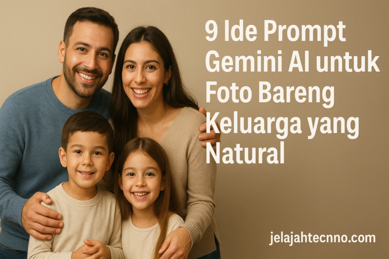 Bingung edit foto keluarga agar tampak natural? Gunakan 9 contoh prompt ini untuk menciptakan potret hangat ala fotografer profesional.