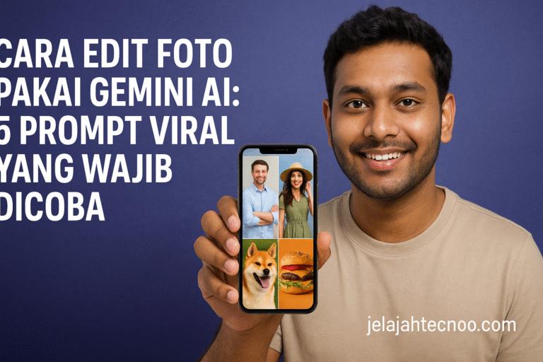 Ingin hasil foto estetik tanpa ribet? Coba 5 prompt Gemini AI edit foto viral ini. Bikin hasil layaknya fotografer profesional dengan mudah.