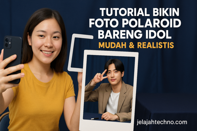 Tren foto polaroid bareng idol K-Pop viral di TikTok. Yuk ikuti tutorial edit foto dengan AI agar hasilnya tampak natural seperti nyata.