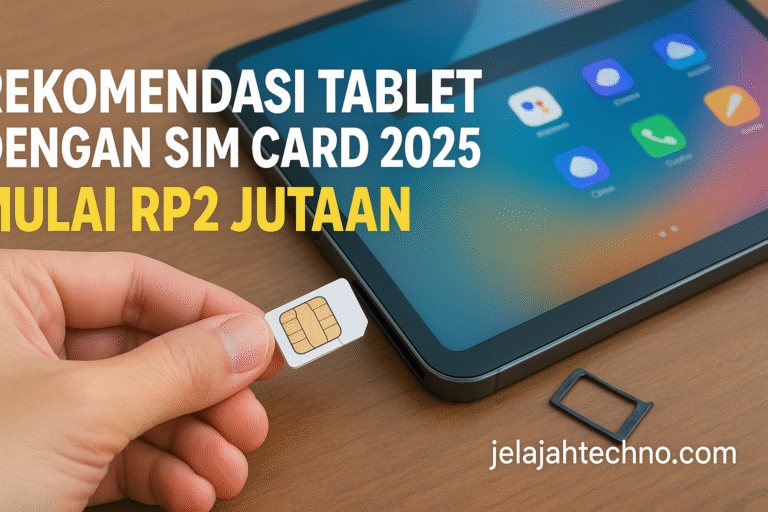 Butuh tablet yang bisa dipakai di mana saja tanpa WiFi? Temukan rekomendasi tablet dengan SIM card 2025 dari harga mulai dari Rp2 jutaan.