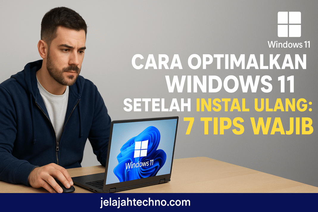 Instal ulang Windows 11 selesai? Cek tips wajib ini untuk meningkatkan performa, keamanan, dan kenyamanan penggunaan PC atau laptopm