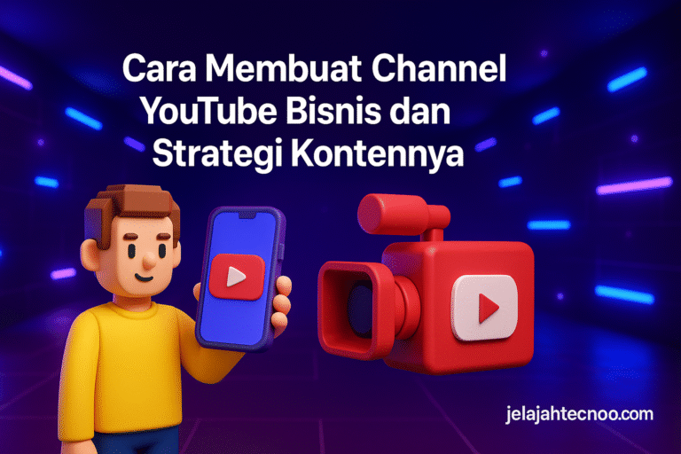 Ikuti langkah mudah membuat akun YouTube bisnis, optimasi profil, dan gunakan strategi konten agar channel lebih cepat berkembang.