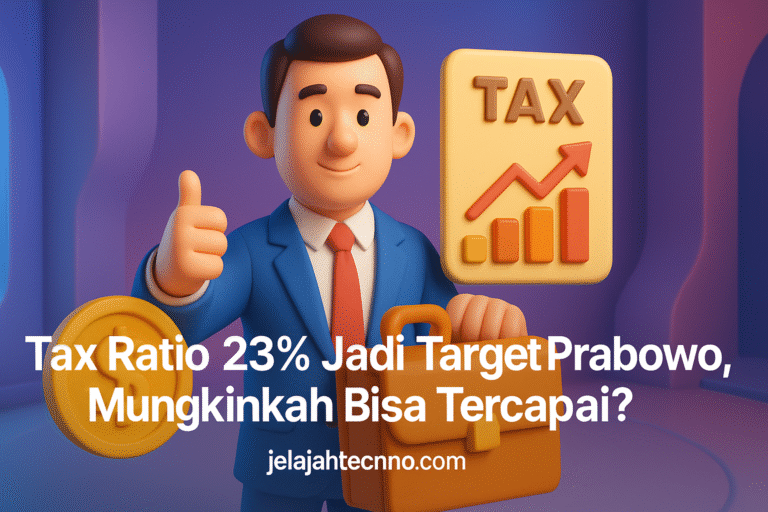 Presiden Prabowo ingin tax ratio naik jadi 23%. Namun ekonom menilai perlu reformasi pajak, administrasi, dan ekonomi riil agar realistis.