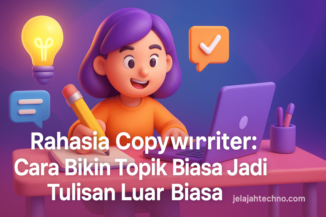 Copywriter pro punya trik khusus bikin topik biasa jadi memikat. Ini 7 rahasia menulis konten generik agar tetap terasa istimewa.