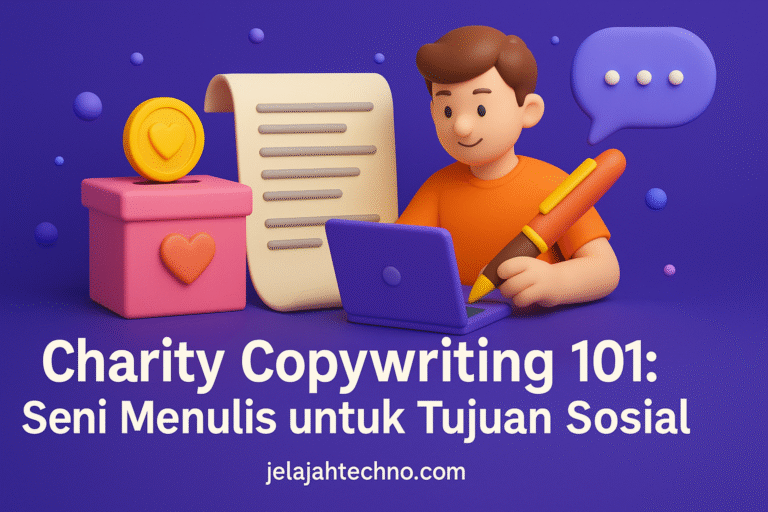 Ingin menulis untuk yayasan atau lembaga sosial? Pelajari teknik charity copywriting yang profesional dan efektif.