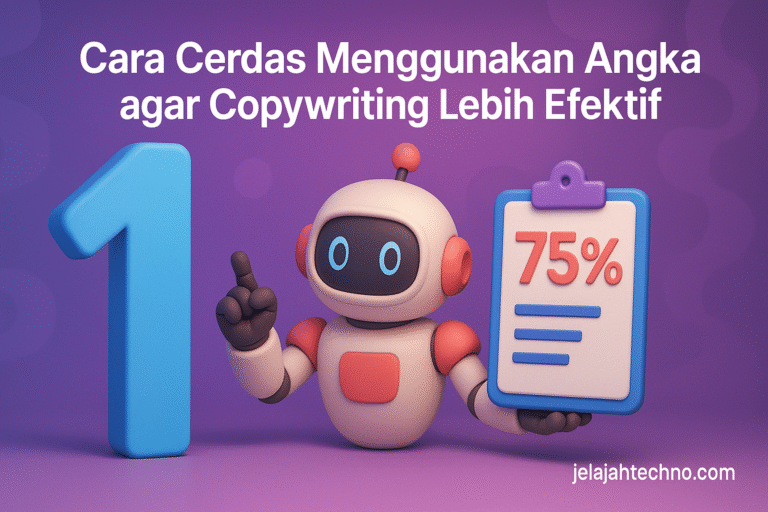 Angka bisa bikin copywriting lebih kuat dan persuasif. Pelajari cara menggunakannya untuk meningkatkan kredibilitas dan konversi.