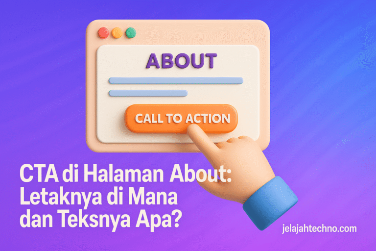 Rekomendasi CTA primer & sekunder untuk meningkatkan klik dari About. Begini cara buat struktur, contoh, dan checklistnya agar dipercaya.