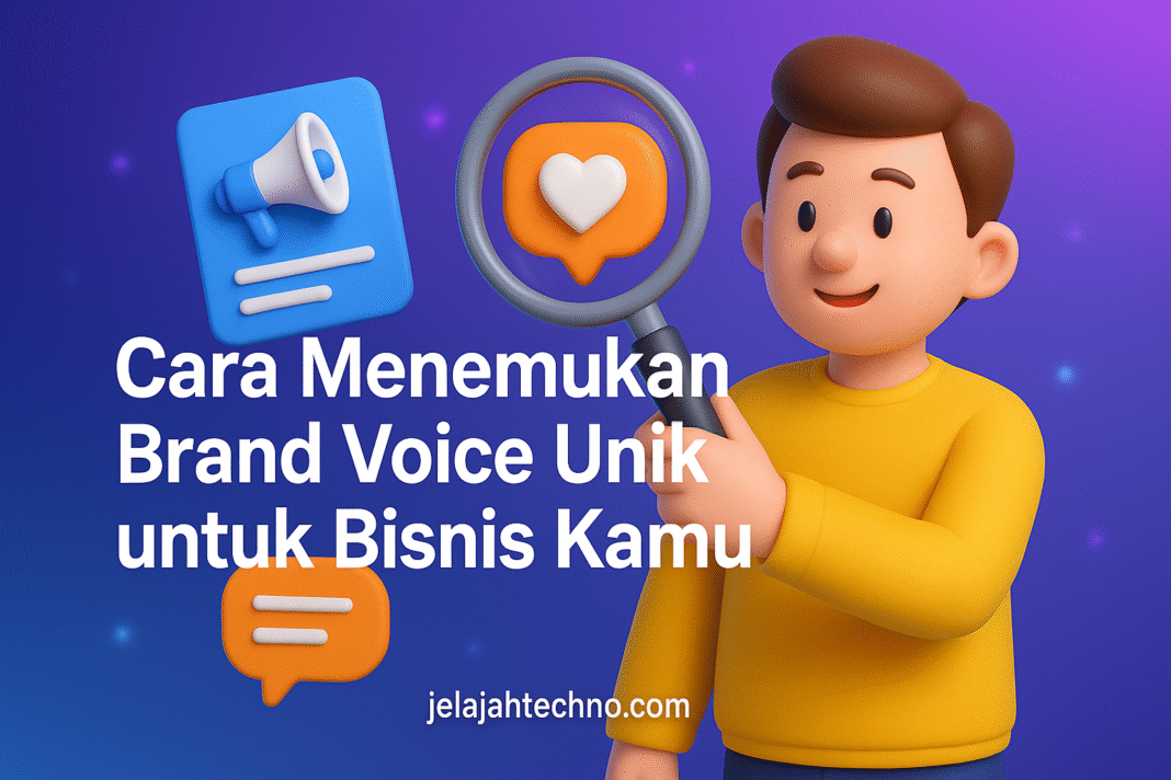 Pelajari strategi copywriting untuk membangun suara merek yang autentik, konsisten, dan mudah diingat pelanggan.