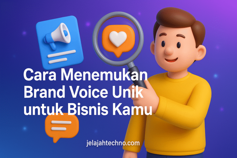 Pelajari strategi copywriting untuk membangun suara merek yang autentik, konsisten, dan mudah diingat pelanggan.