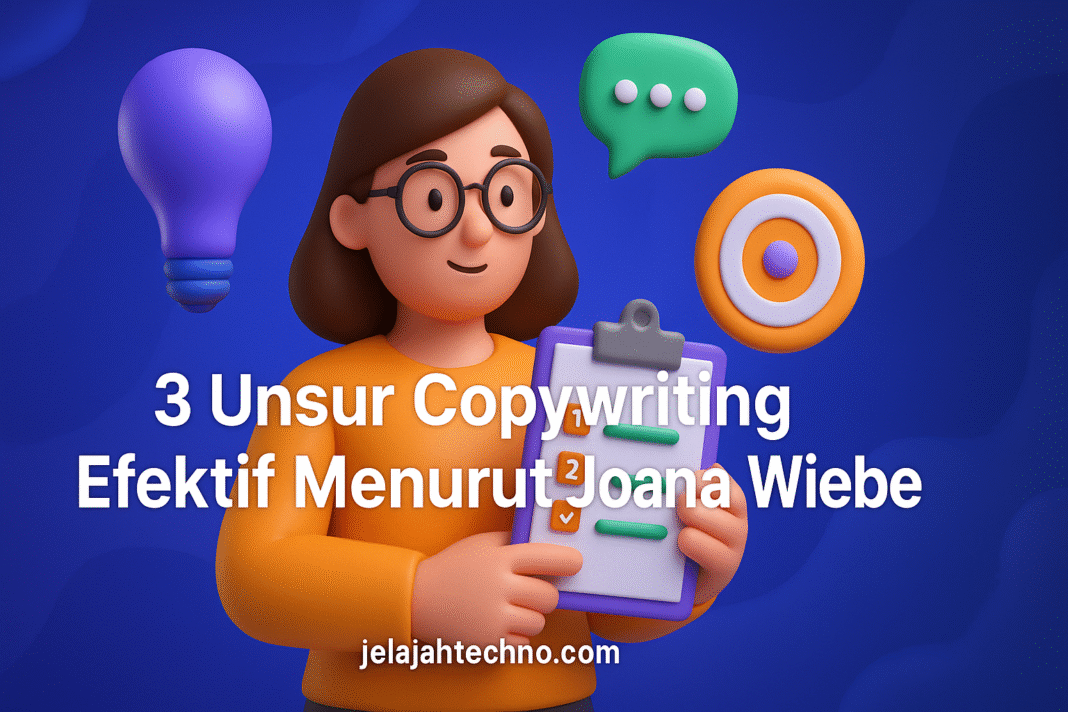 3 Unsur Copywriting Efektif Menurut Joanna Wiebe