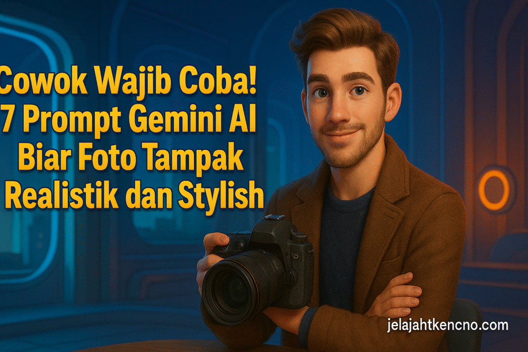 Cowok Wajib Coba! 7 Prompt Gemini AI Biar Foto Tampak Realistik dan Stylish